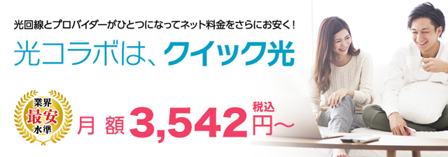 光コラボは、クイック光